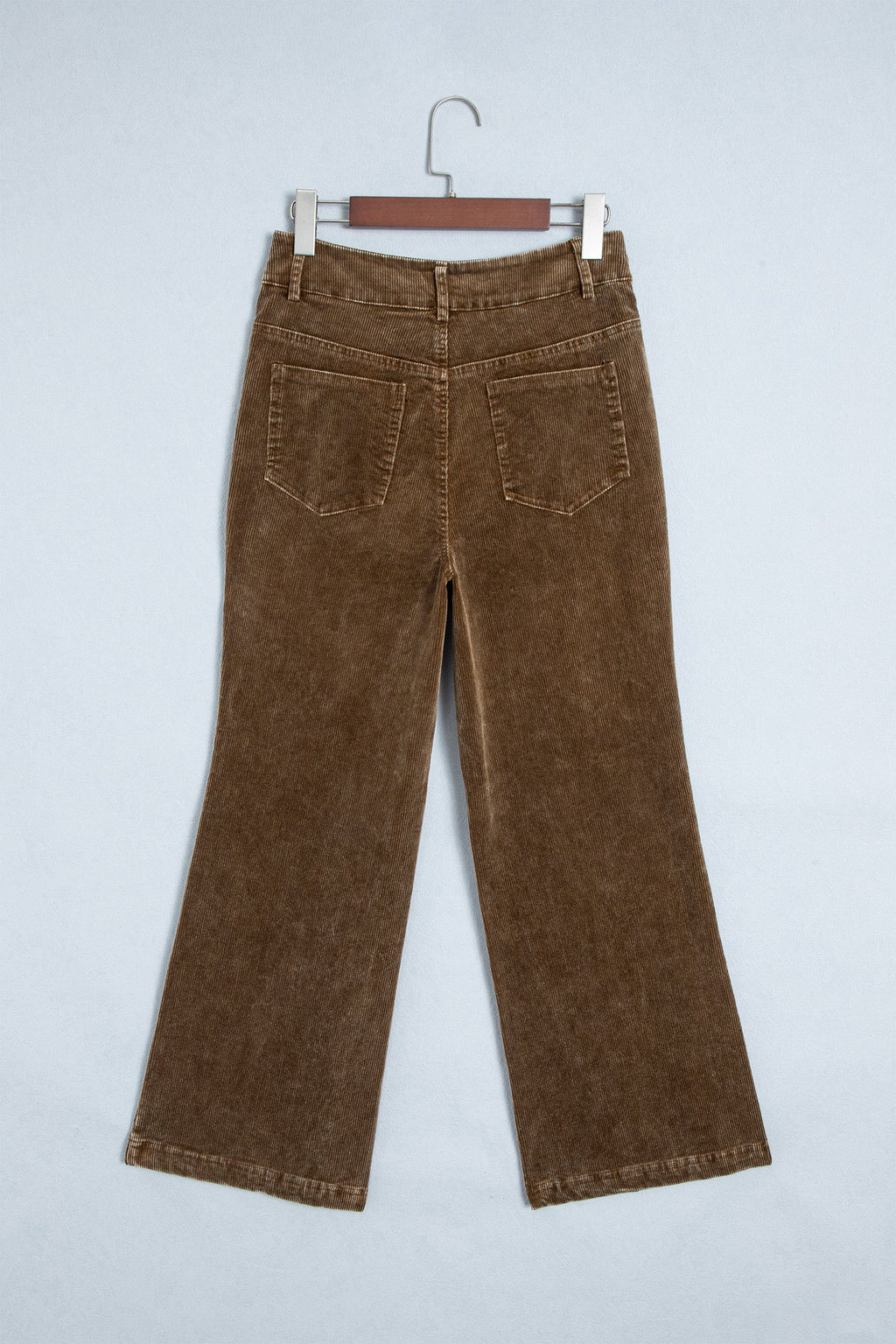 Solid Corduroy Mineral Washed Straight Leg Pants