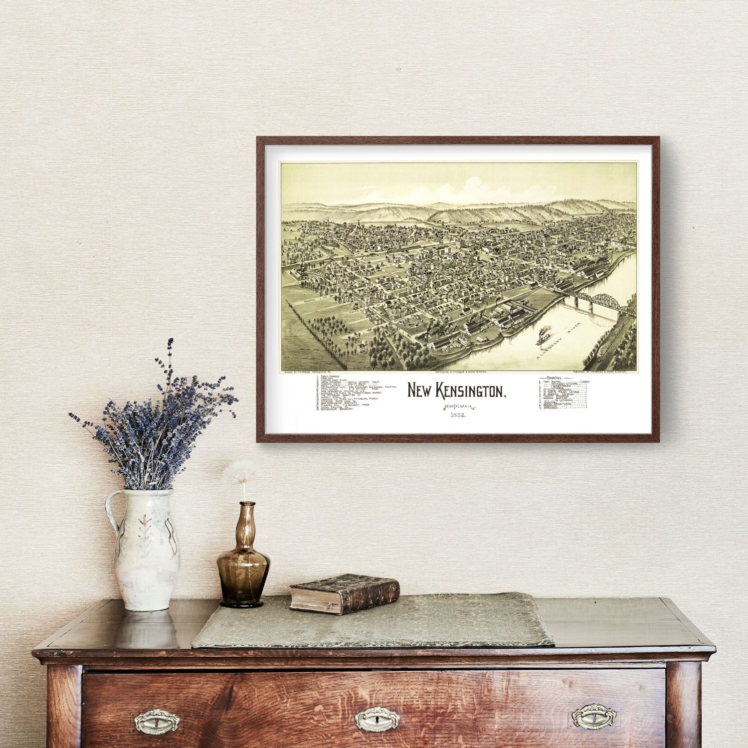 Vintage Map of New Kensington, Pennsylvania 1902