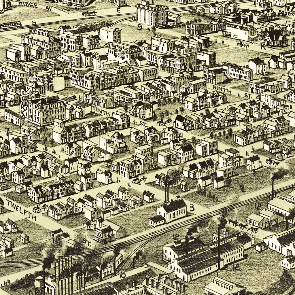 Vintage Map of New Kensington, Pennsylvania 1902