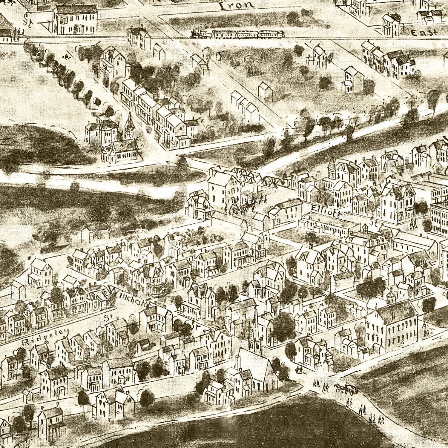 Vintage Map of Orbisonia, Pennsylvania 1906