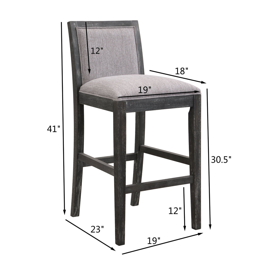 Upholstered Barstools (Set of 2)