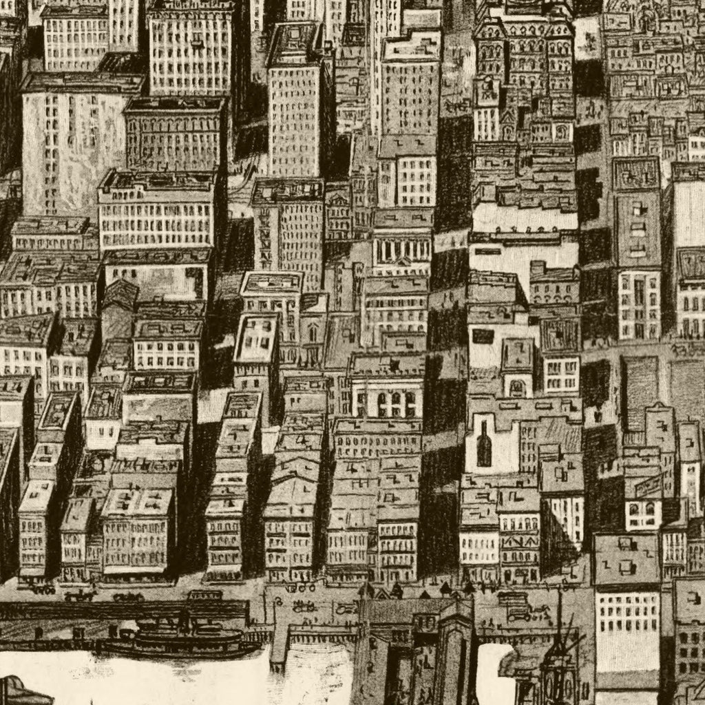 Vintage Map of Baltimore, Maryland 1912