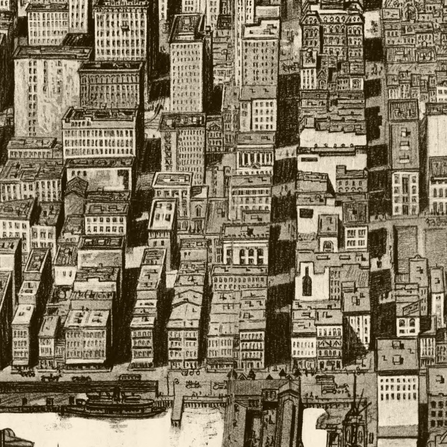 Vintage Map of Baltimore, Maryland 1912