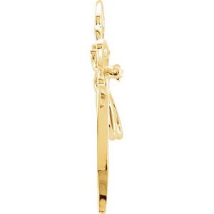 14K Yellow Gold Dragonfly Brooch