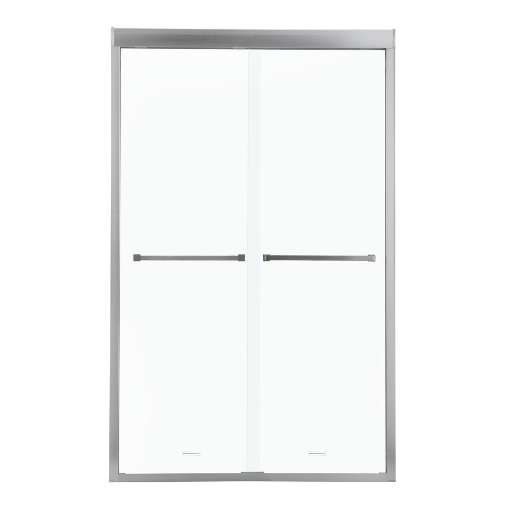 Modern Double Sliding Shower Enclosure, Tempered Glass