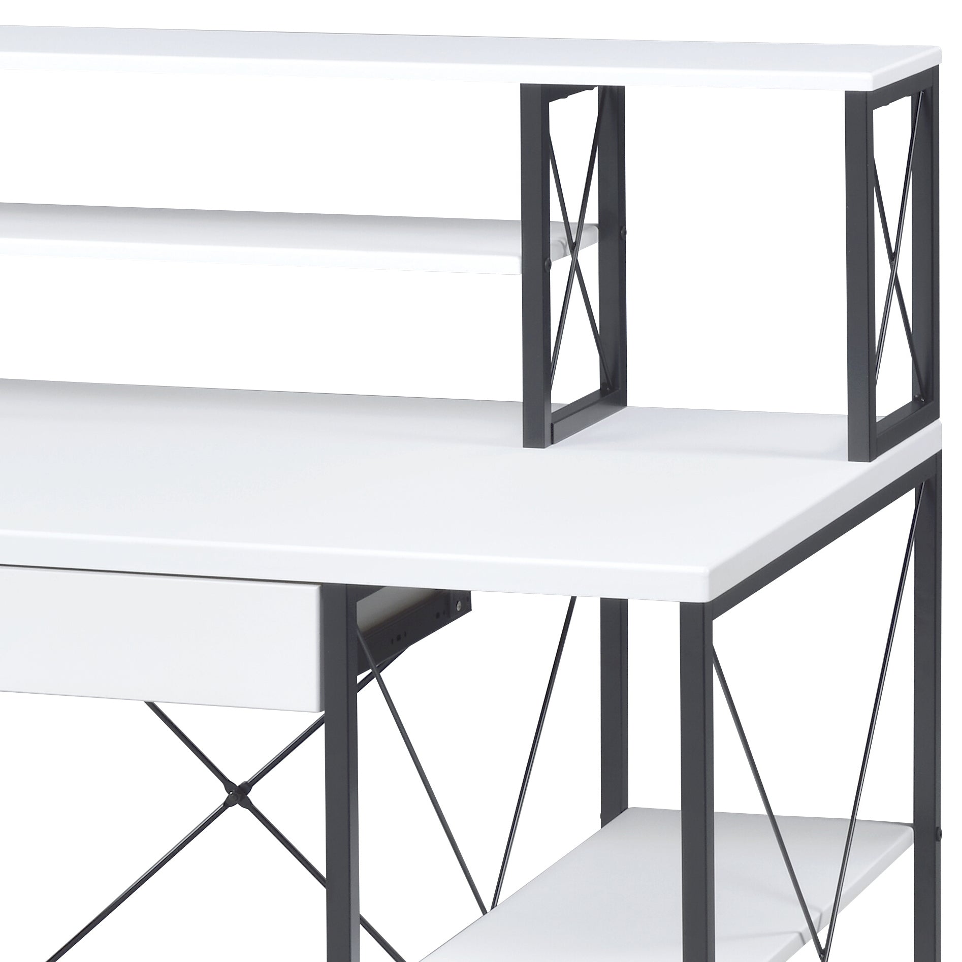 Amiel All Purpose White Finish Writing Desk