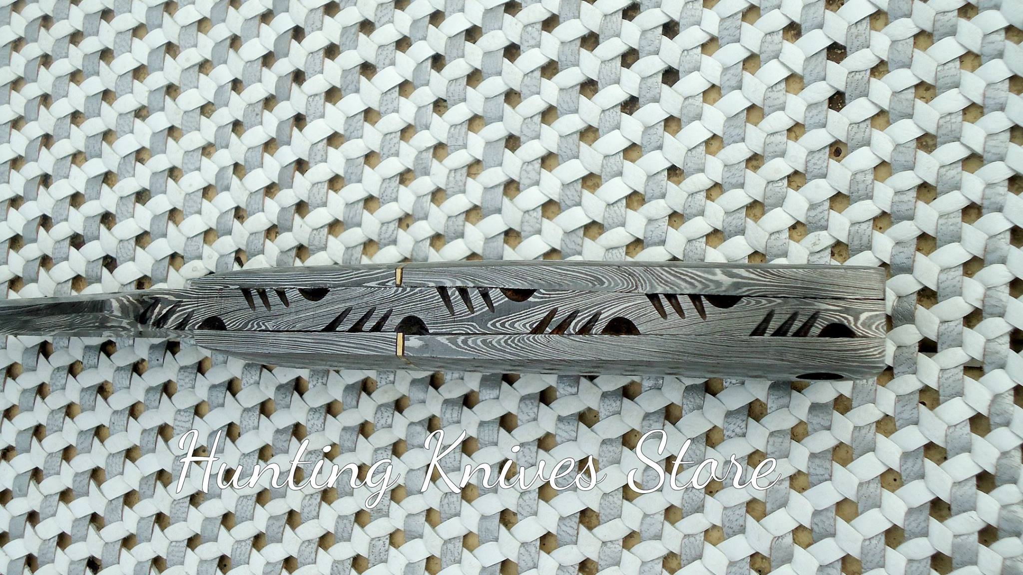 Full Damascus Skinny Knife