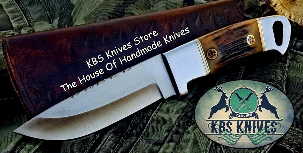 Custom Handmade D2 Tool Steel Hunting Knife