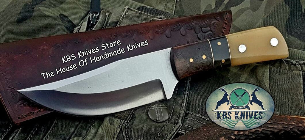 Custom Handmade D2 Tool Steel Hunting Skinning Knife