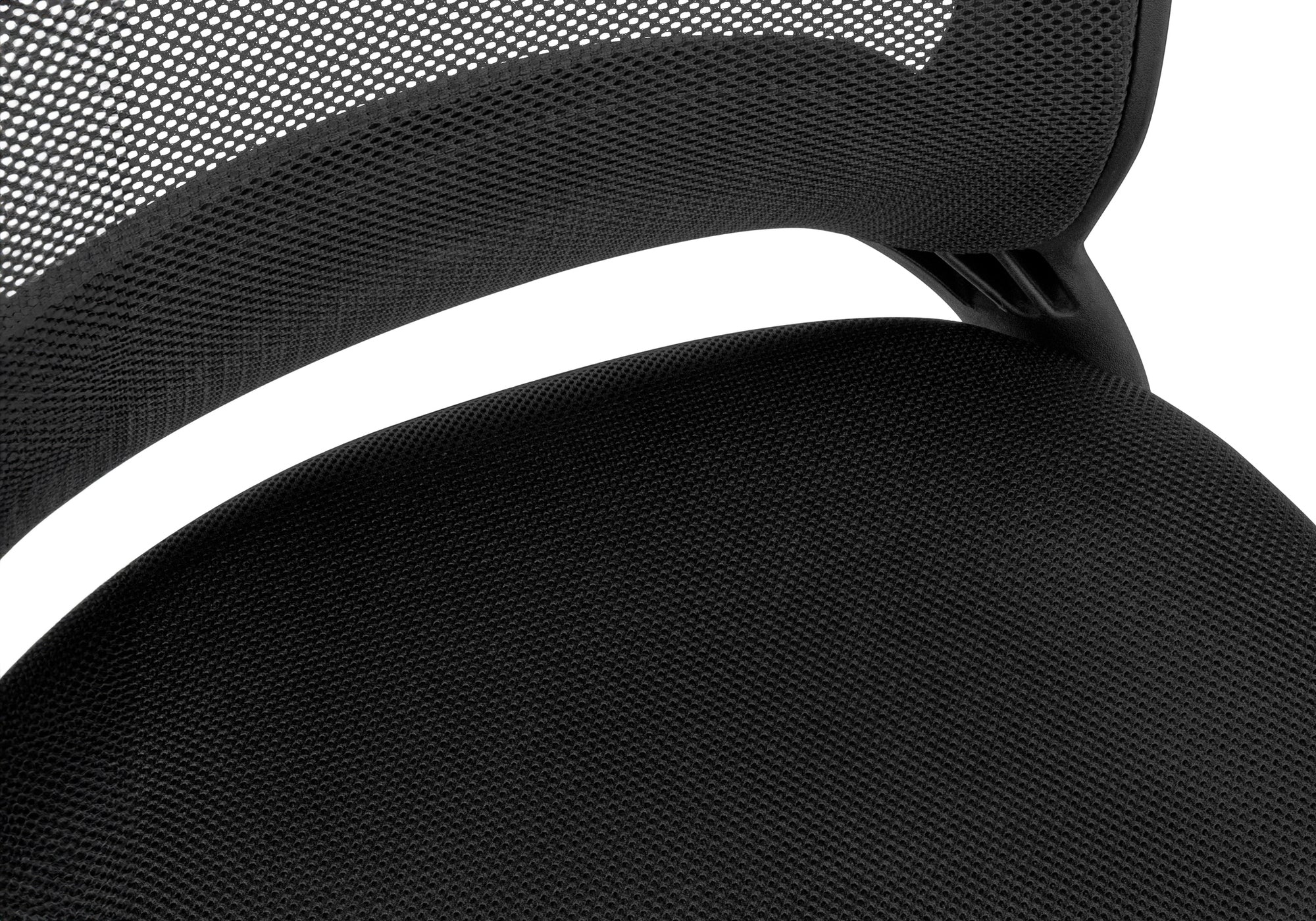 Office Chair, Adjustable Height, Swivel, Ergonomic, Armrests, Computer Desk, Work, Black Mesh, Black Metal, Contemporary, Modern