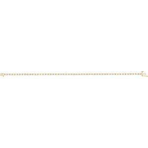 18K Yellow Gold 2 1/4 CTW Natural Diamond Line 7 1/4" Bracelet – image 2