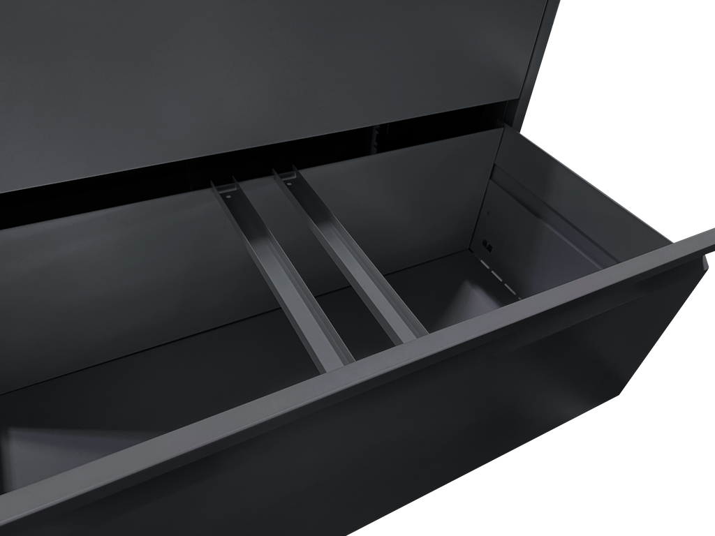 2 Drawer Lateral File Cabinet with Lock – Heavy-Duty Metal Filing Cabinet for Home Office, Space-Saving Wide Storage for Letter/Legal/A4/F4, Silent Full-Extension Slides, Easy-Assembly