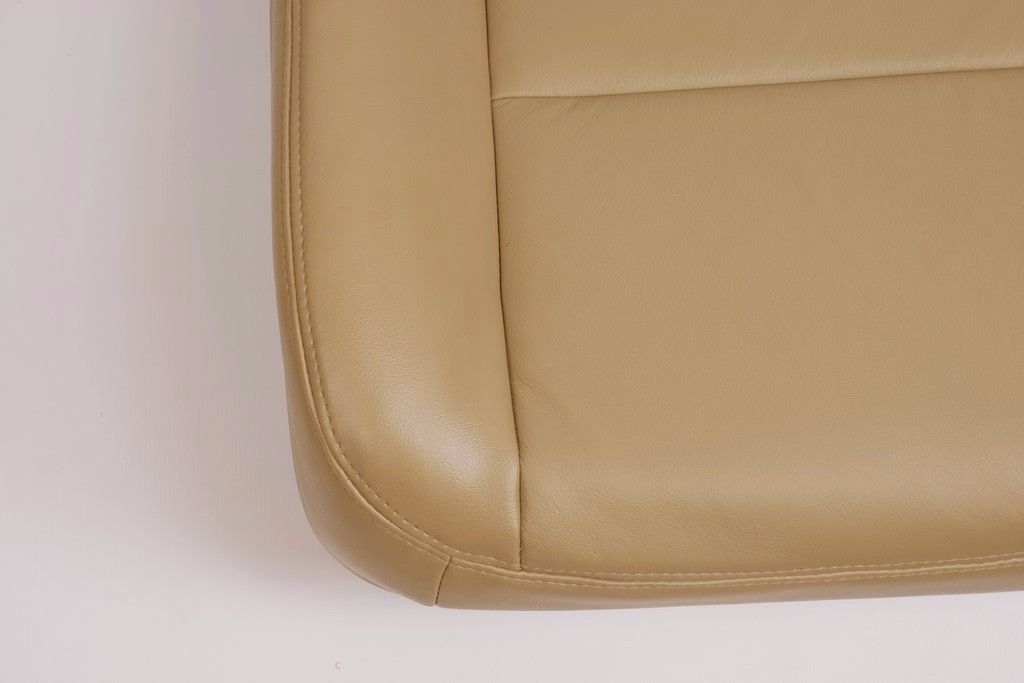 2004 Ford F250 F350 truck Driver Bottom captain chair Leather Seat Cover Tan