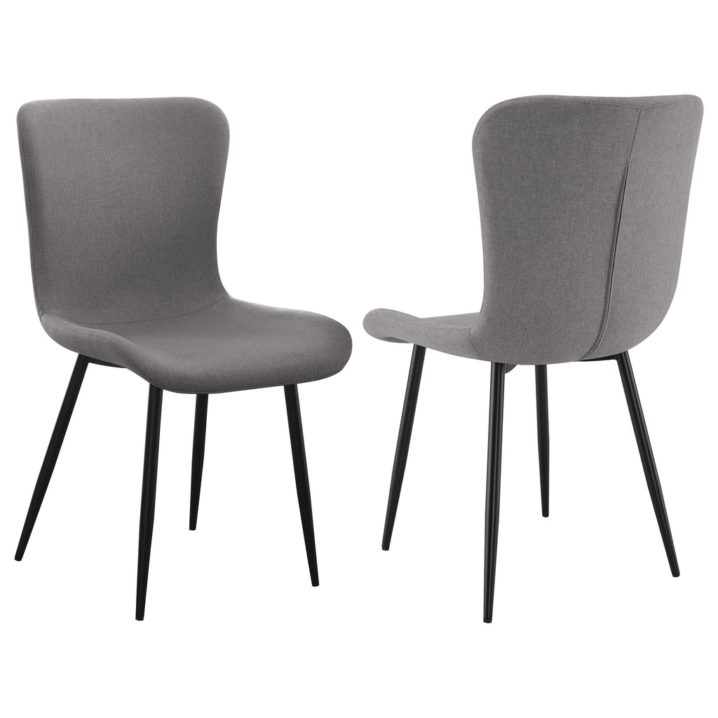 Grant Warm Grey Upholstered Dining Side Chair (Set of 2)