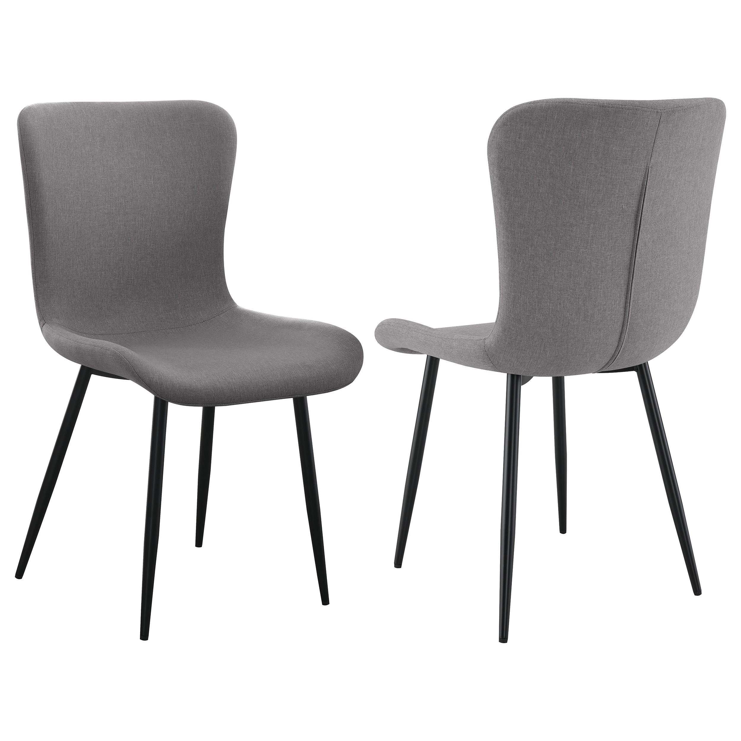 Grant Warm Grey Upholstered Dining Side Chair (Set of 2)