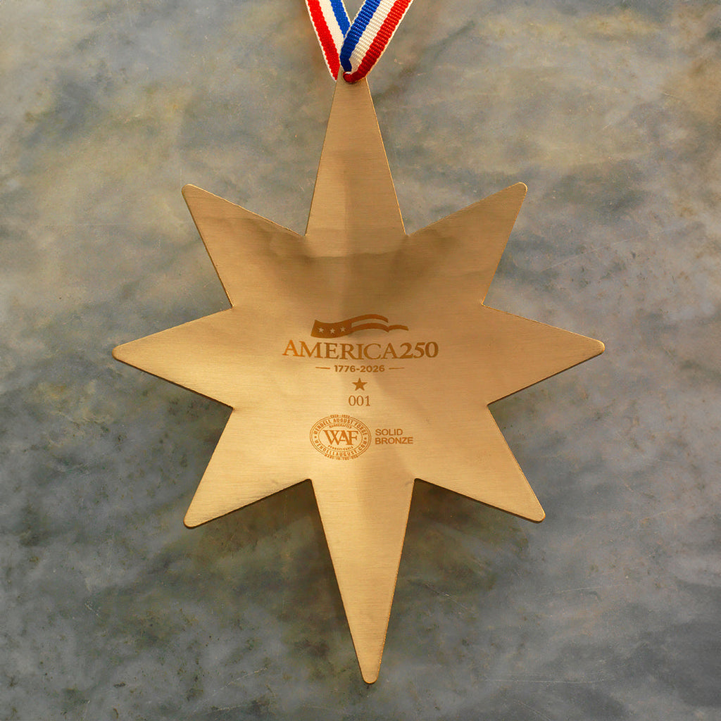 America250 Sea to Shining Sea Commemorative Ornament (Bronze and Crystals)