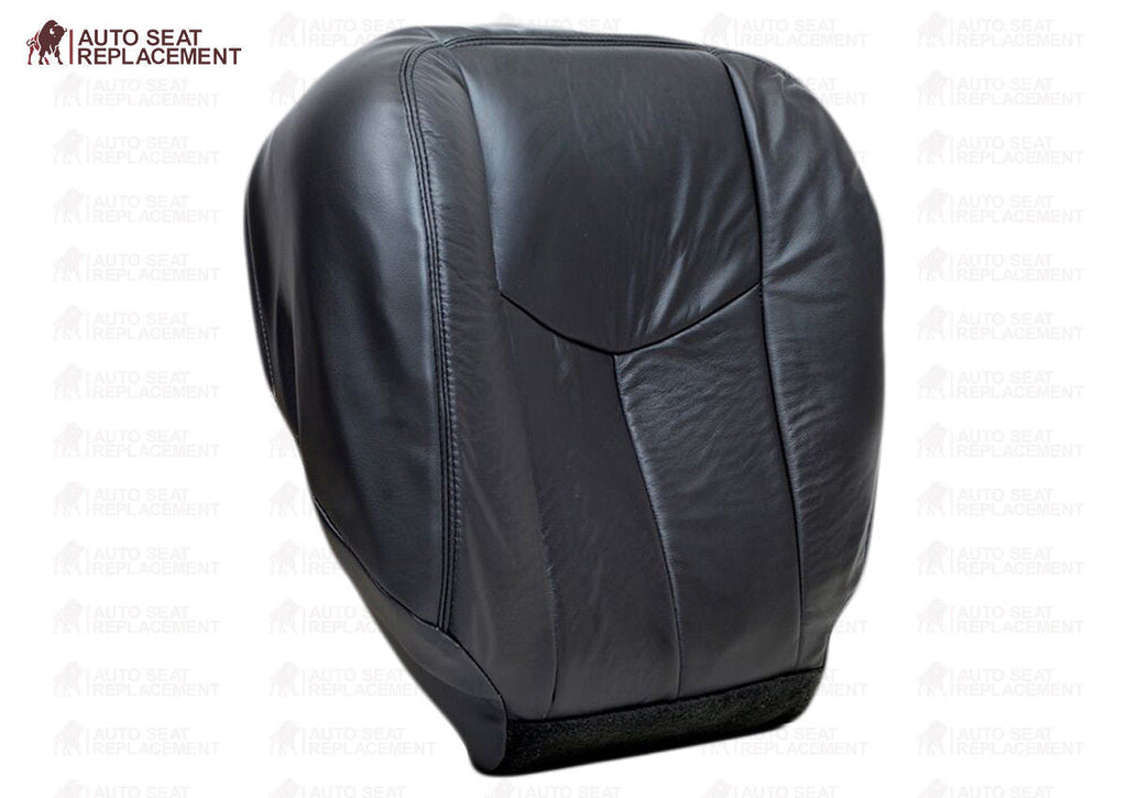 2003-2007 GMC Sierra Seat Cover in Dark Gray: Choose Leather or Vinyl