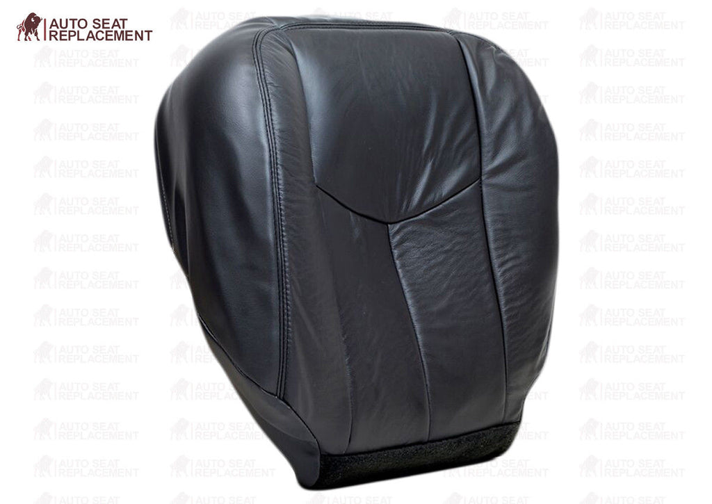 2003-2007 GMC Sierra Seat Cover in Dark Gray: Choose Leather or Vinyl