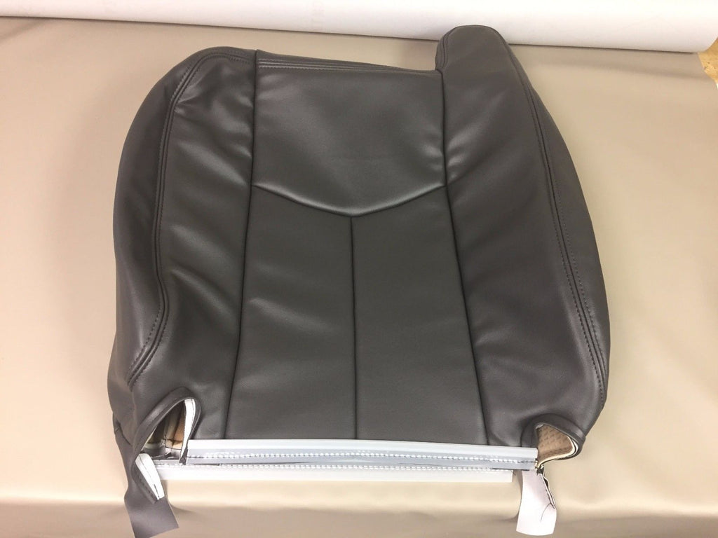 2003-2007 GMC Sierra Seat Cover in Dark Gray: Choose Leather or Vinyl