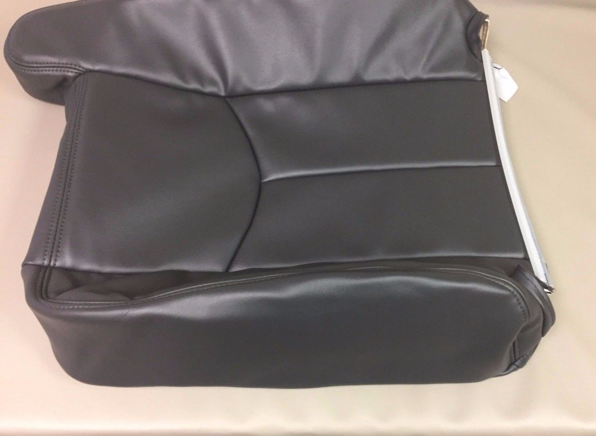 2003-2007 GMC Sierra Seat Cover in Dark Gray: Choose Leather or Vinyl