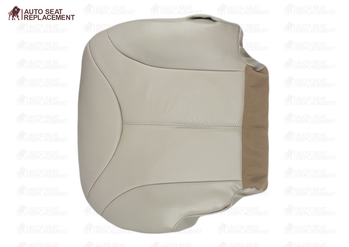 2000 2001 2002 GMC Yukon XL SLT Driver Bottom Replacement Seat Cover TAN -Vinyl