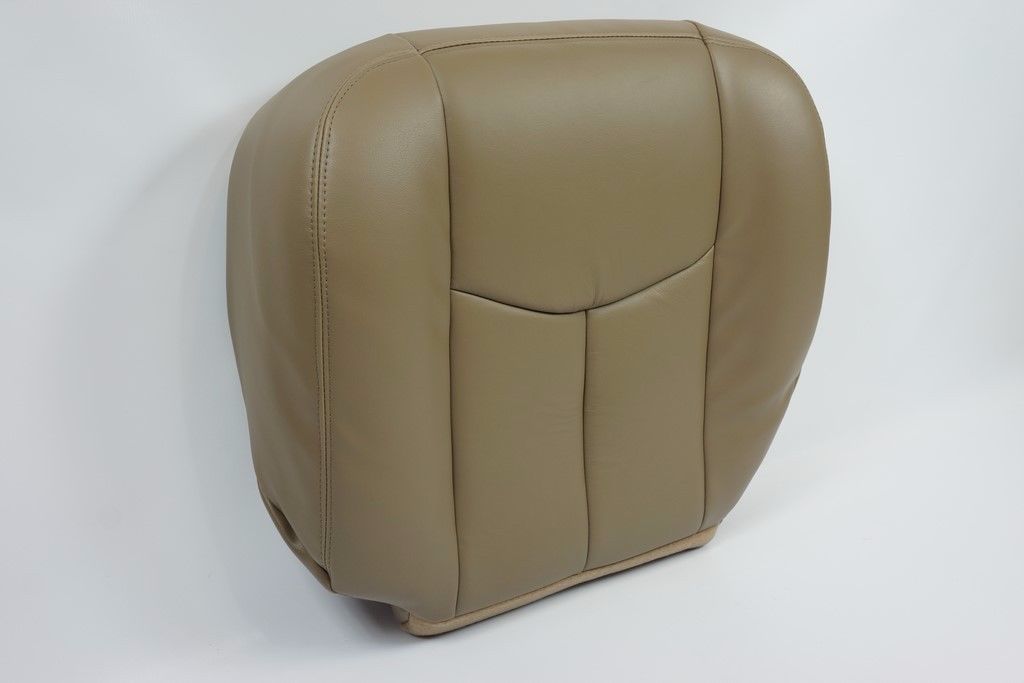 03-07 GMC Sierra 1500 2500 3500 HD Driver Side Bottom LEATHER Seat Cover TAN 522