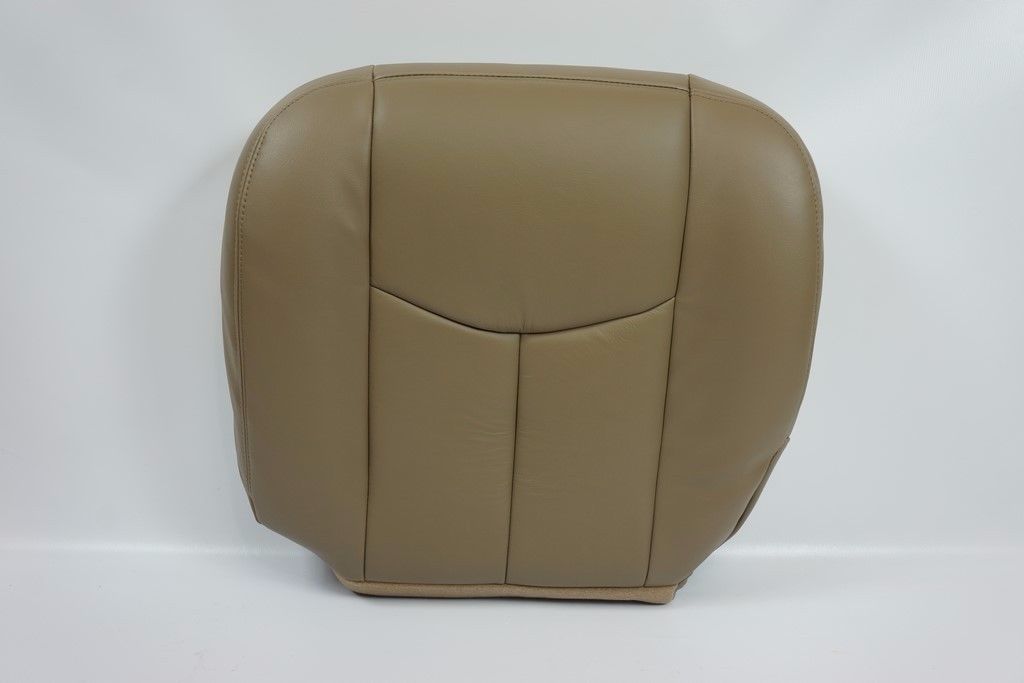 03-07 GMC Sierra 1500 2500 3500 HD Driver Side Bottom LEATHER Seat Cover TAN 522