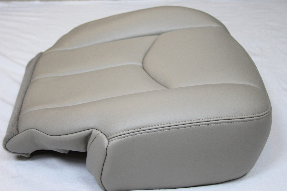 2003 2004 2005 2006 GMC Yukon Seat Cover Light Tan # 522 - Driver Bottom vinyl