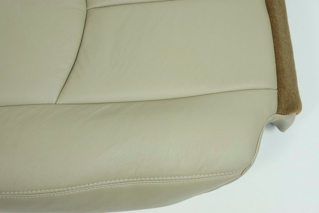 2003-2006 GMC Yukon Leather or Vinyl Seat Cover: Driver & Passenger, Bottom/Top/Lean Back, Tan