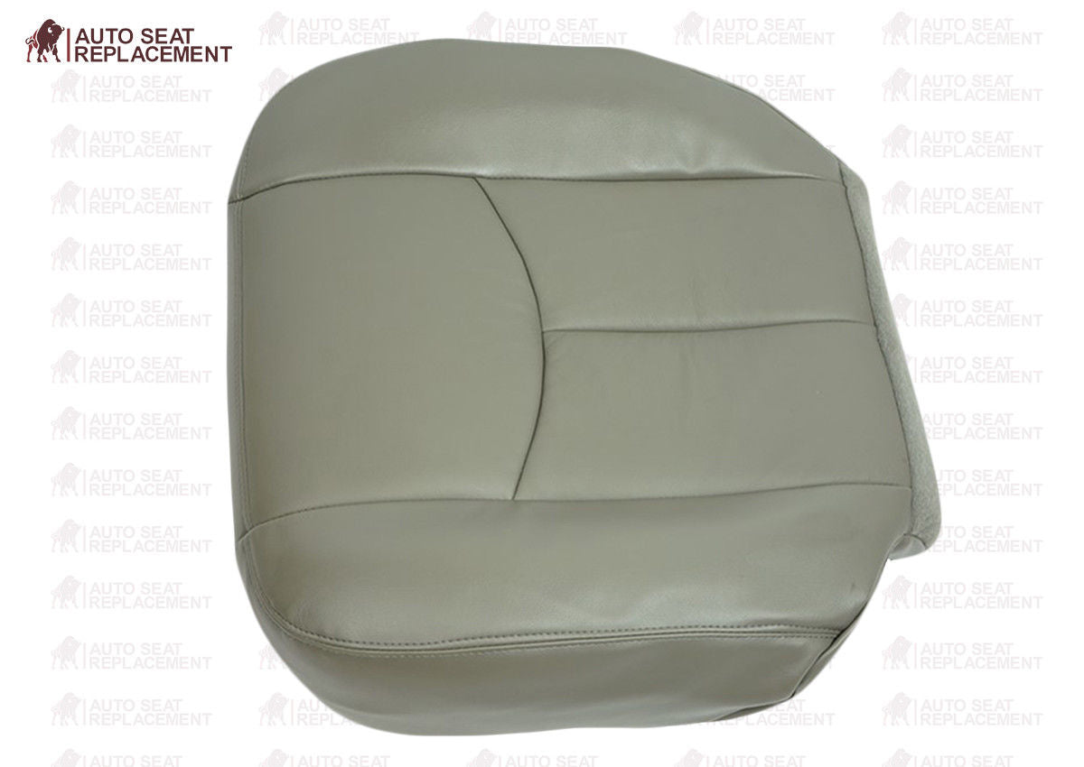 2003 To 2006 Chevy Tahoe Suburban Driver & Passenger Bottom Leather Seat Cover