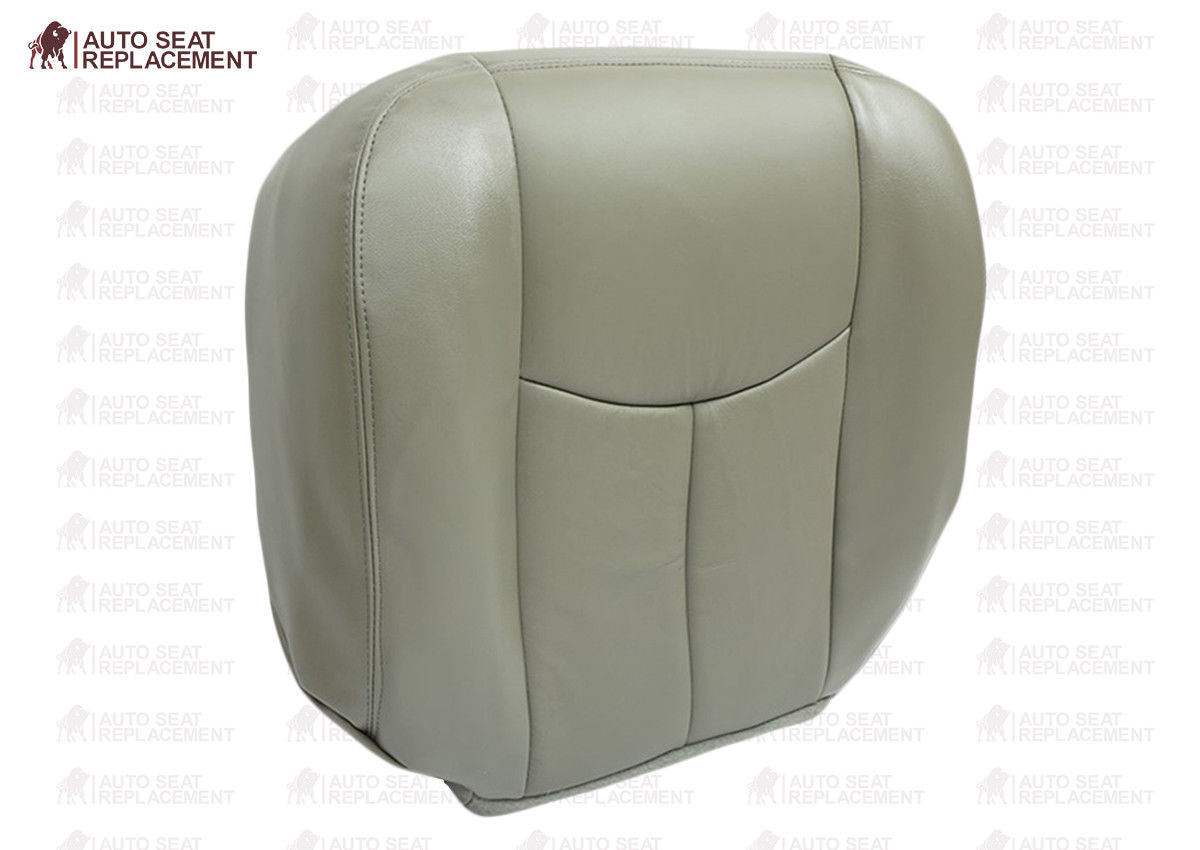 2003 To 2006 Chevy Tahoe Suburban Driver & Passenger Bottom Leather Seat Cover