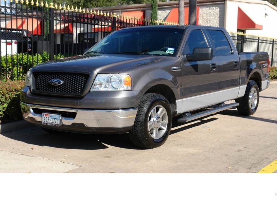 2004-2008 Ford F150 Seat Cover in Gray: Choose Leather or Vinyl