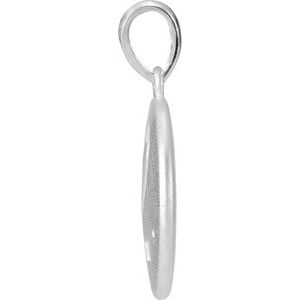 14K White Gold Accented Numeral 2 Charm/Pendant Mounting – image 3