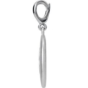 Sterling Silver Accented Numeral 9 Charm/Pendant Mounting – image 3