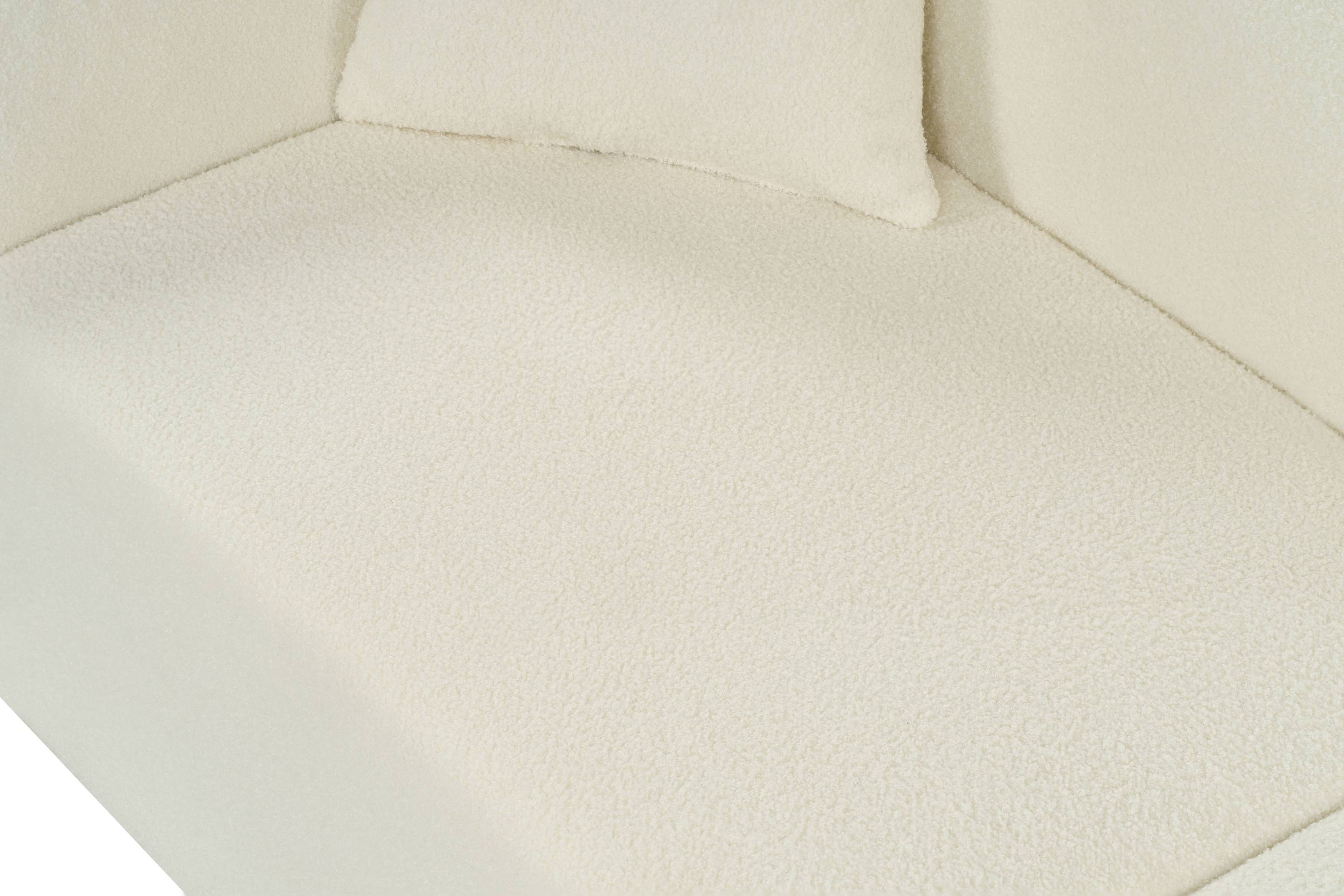 87' Curved Contemporary Sofa in Beige: Plush Seating, Streamlined Design, and Durable Frame – Ideal for Stylish Living Spaces