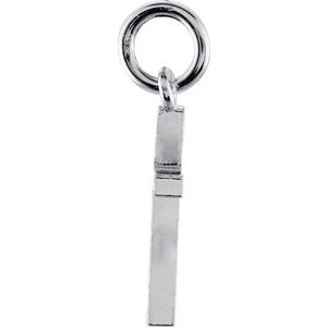 14K White Gold Posh Mommy® Cross Charm/Pendant – image 2