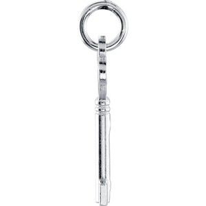 Sterling Silver Posh Mommy® Key Charm/Pendant – image 2