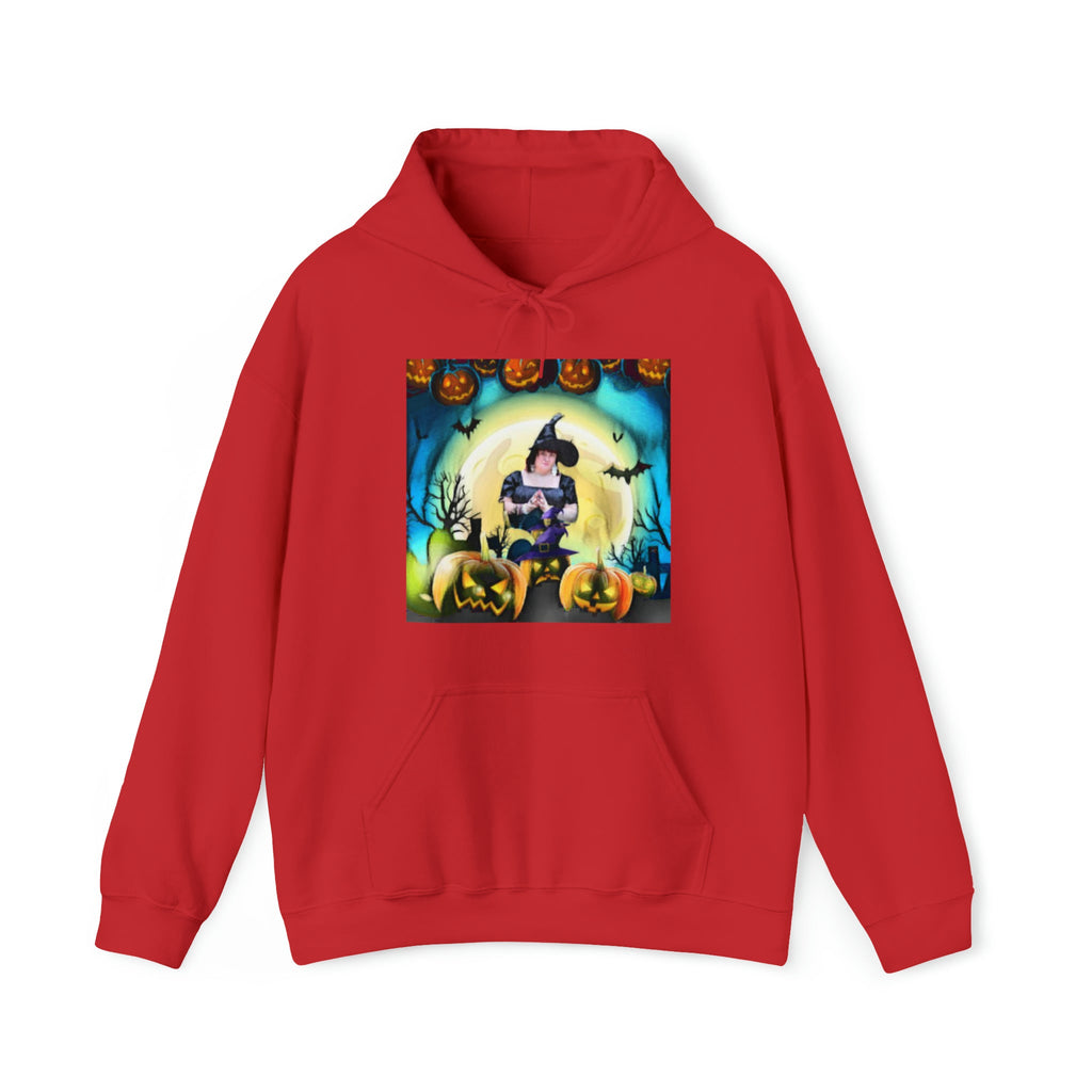 Scary Witch Unisex Heavy Blend™ Hooded Sweatshirt up to 5XL