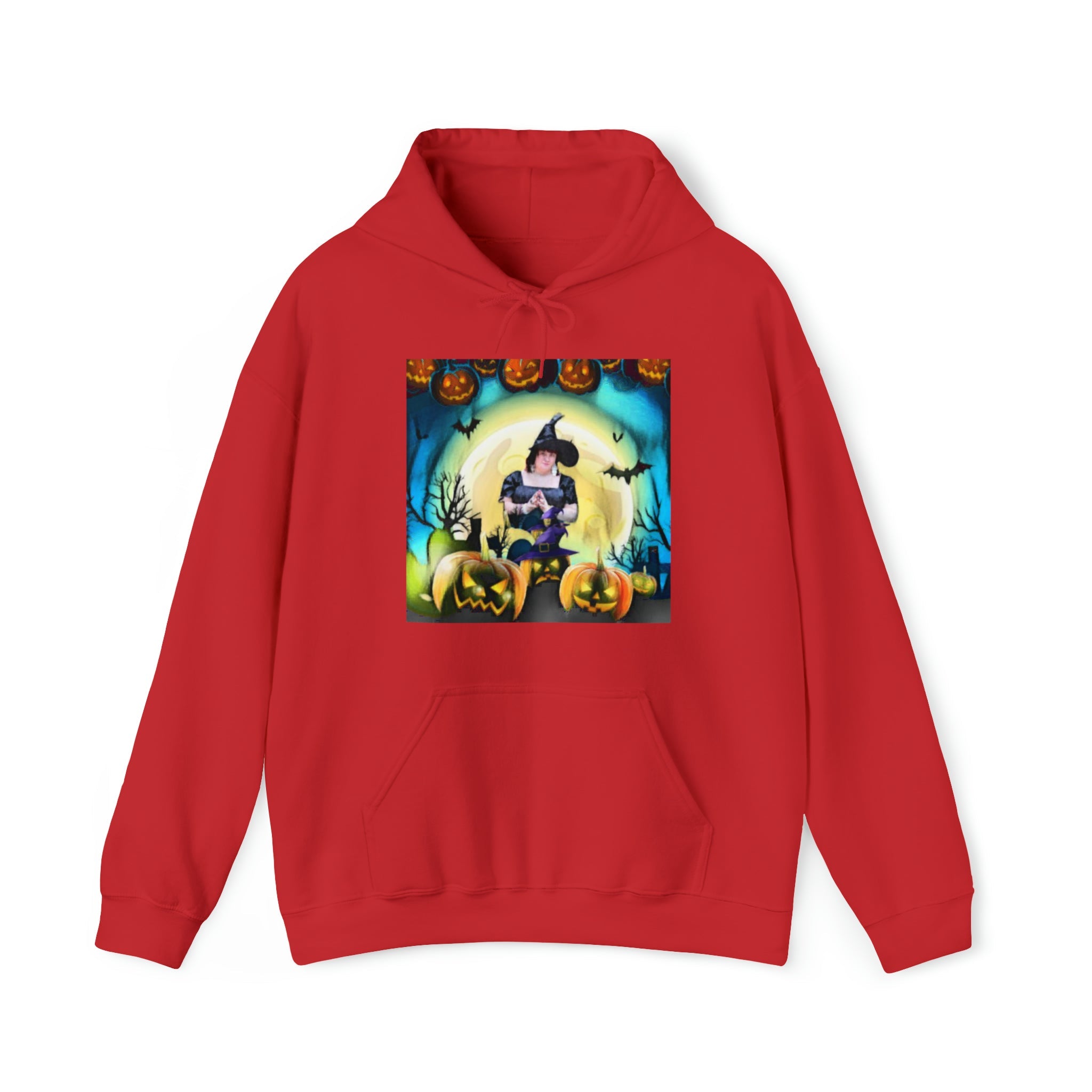 Scary Witch Unisex Heavy Blend™ Hooded Sweatshirt up to 5XL