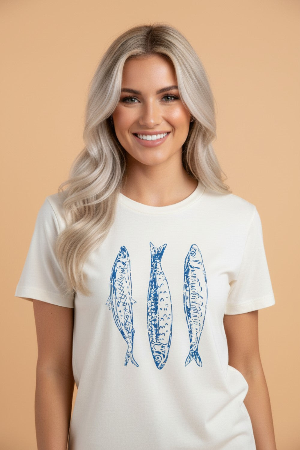 Fish Short Sleeve Round Neck Graphic T-Shirt