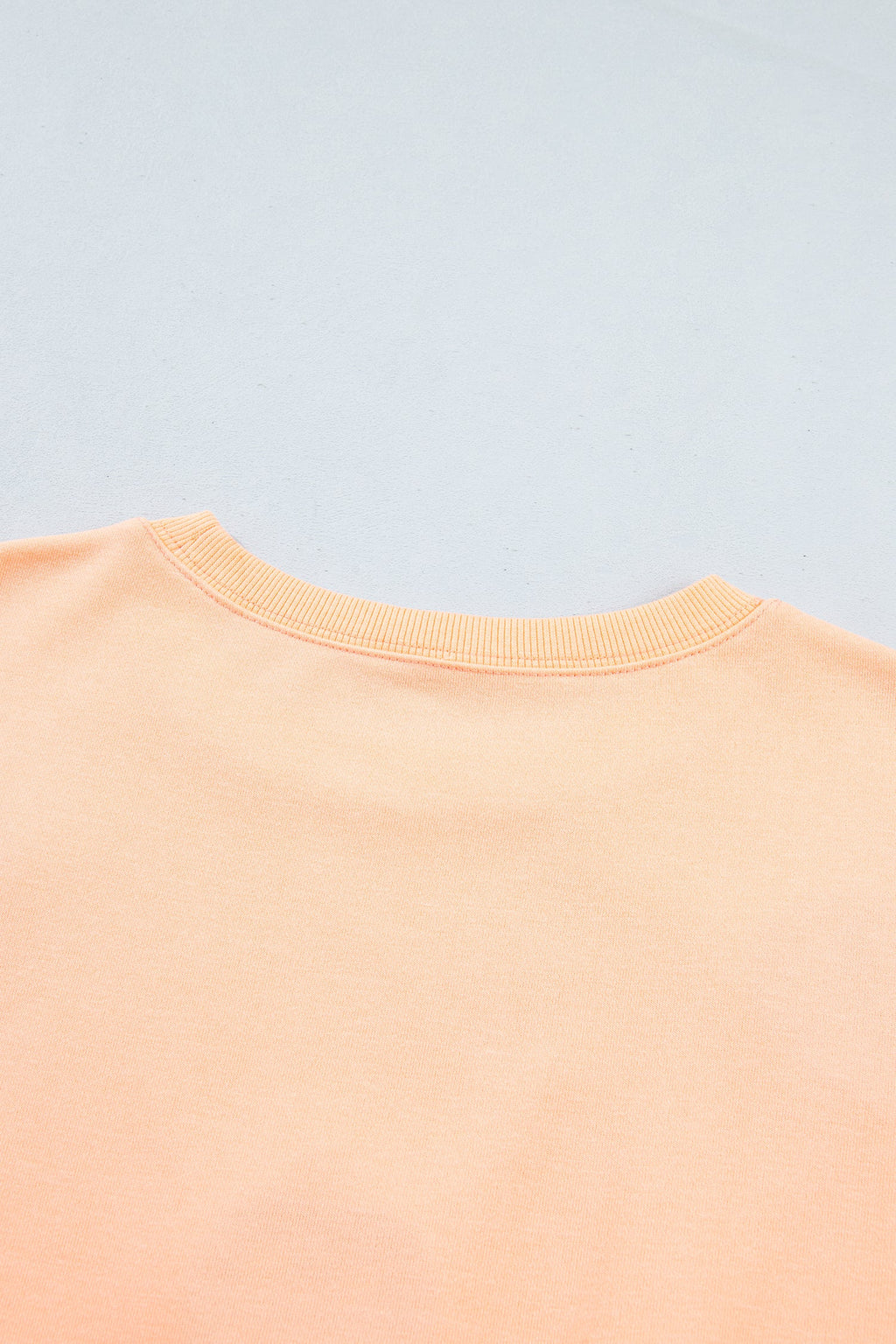 Halloween Embroidered Jack-O-Lantern Drop Shoulder Sweatshirt