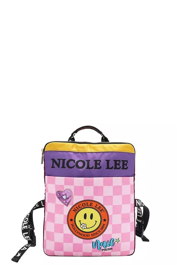 Nicole Lee USA Multi Pocket Travel Backpack Vintage Style