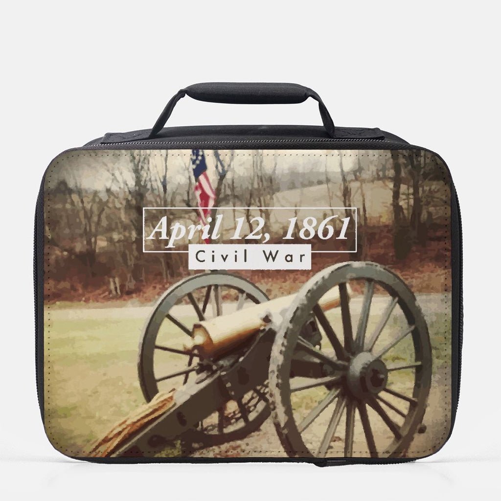 Civil War Reproduction Cannon Small Insulated Lunch Box