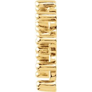 14K White Gold Earring Jacket Mounting – image 2