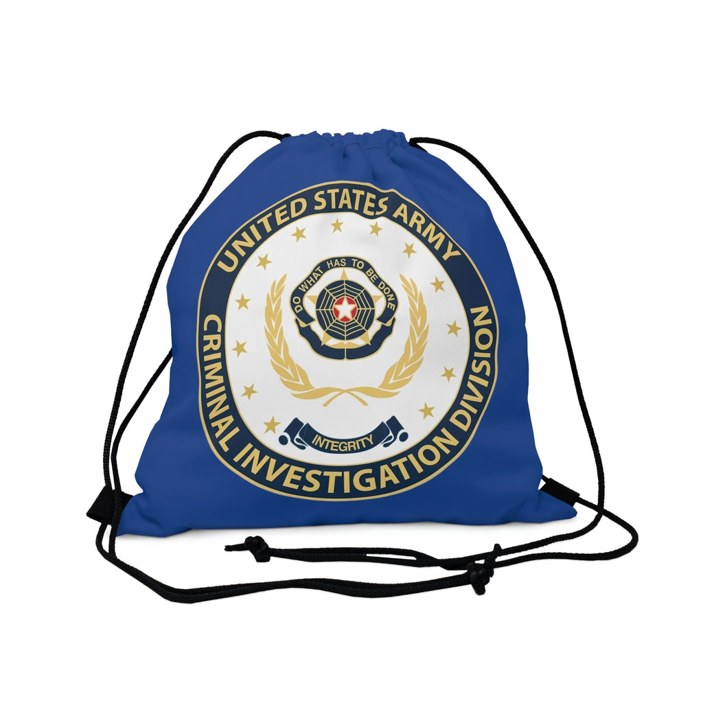 Army CID Seal - Outdoor Drawstring Bag