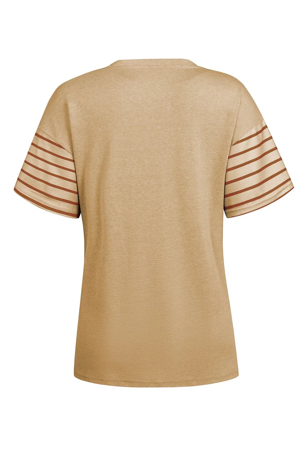 Colorblock Stripe Short Sleeve T-Shirt