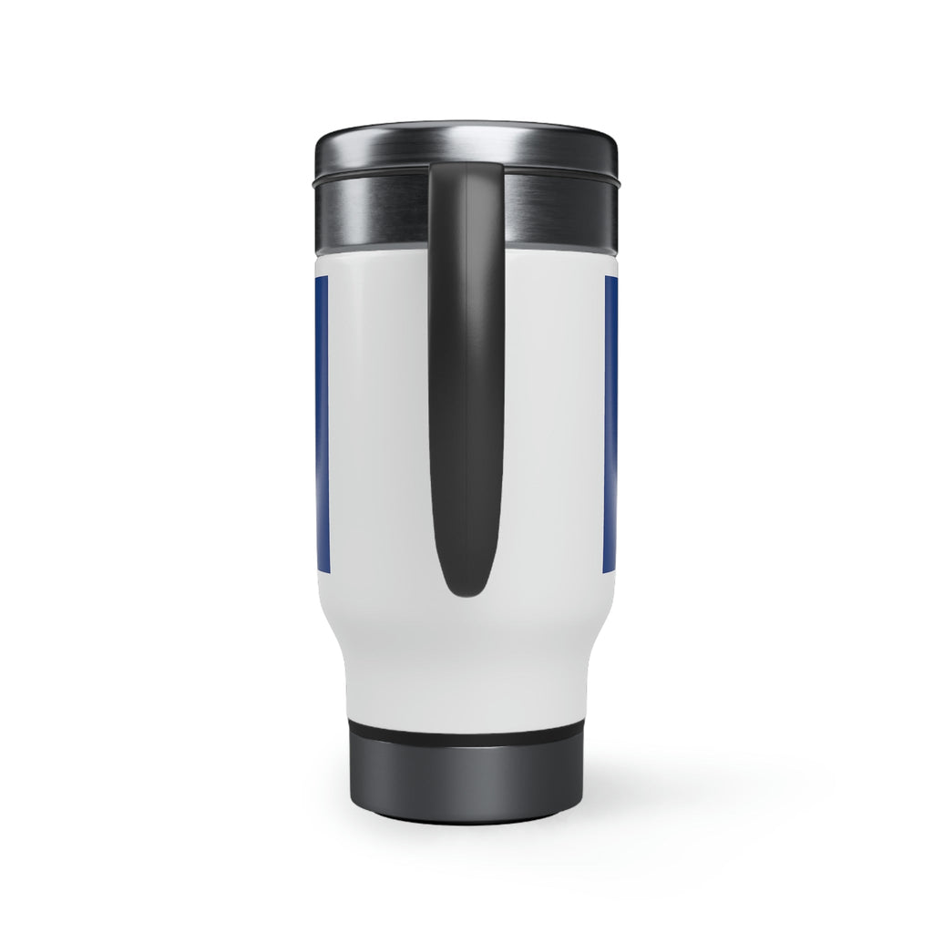 Army CID Badge and Seal - Stainless Steel Travel Mug with Handle, 14oz