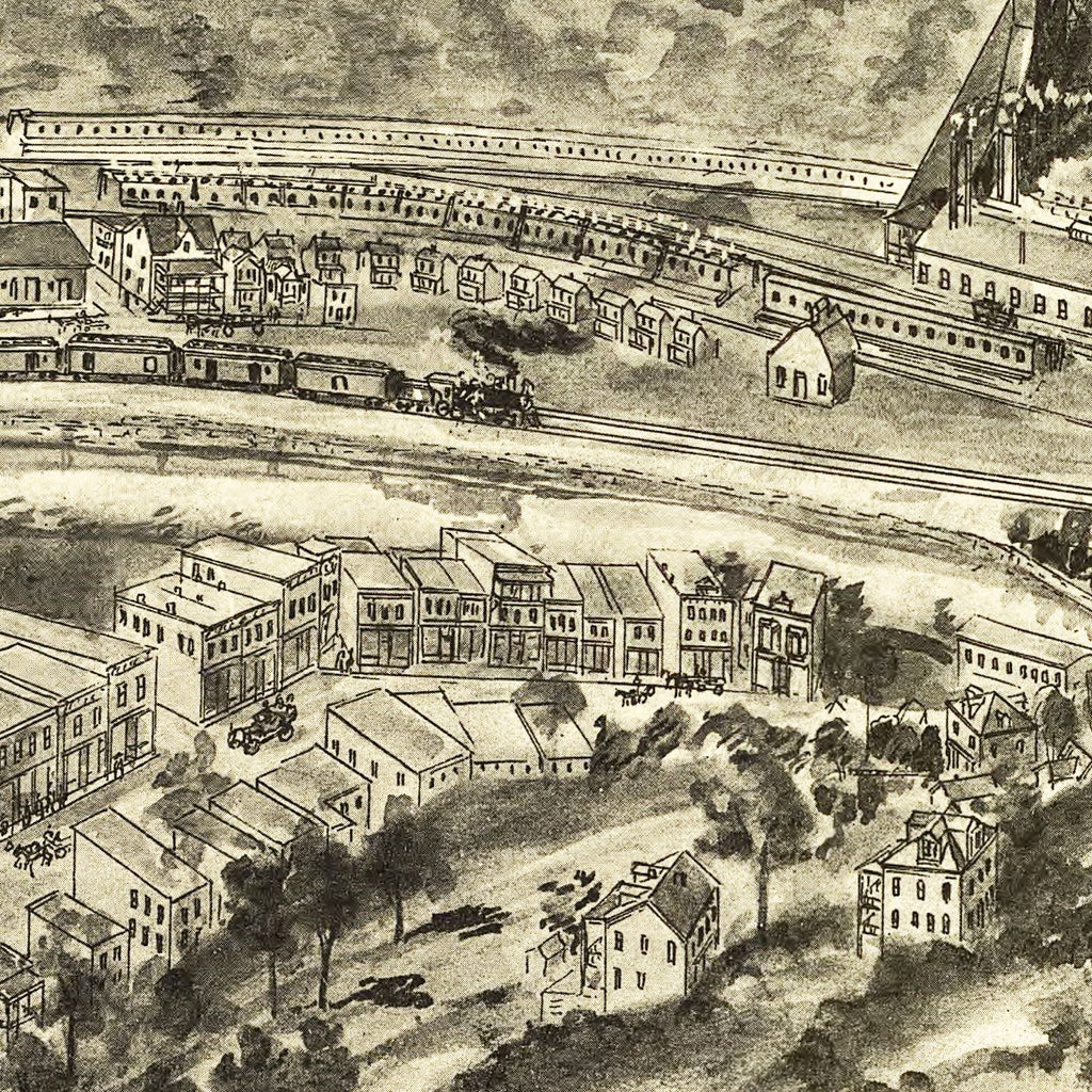 Vintage Map of Keystone, West Virginia 1911