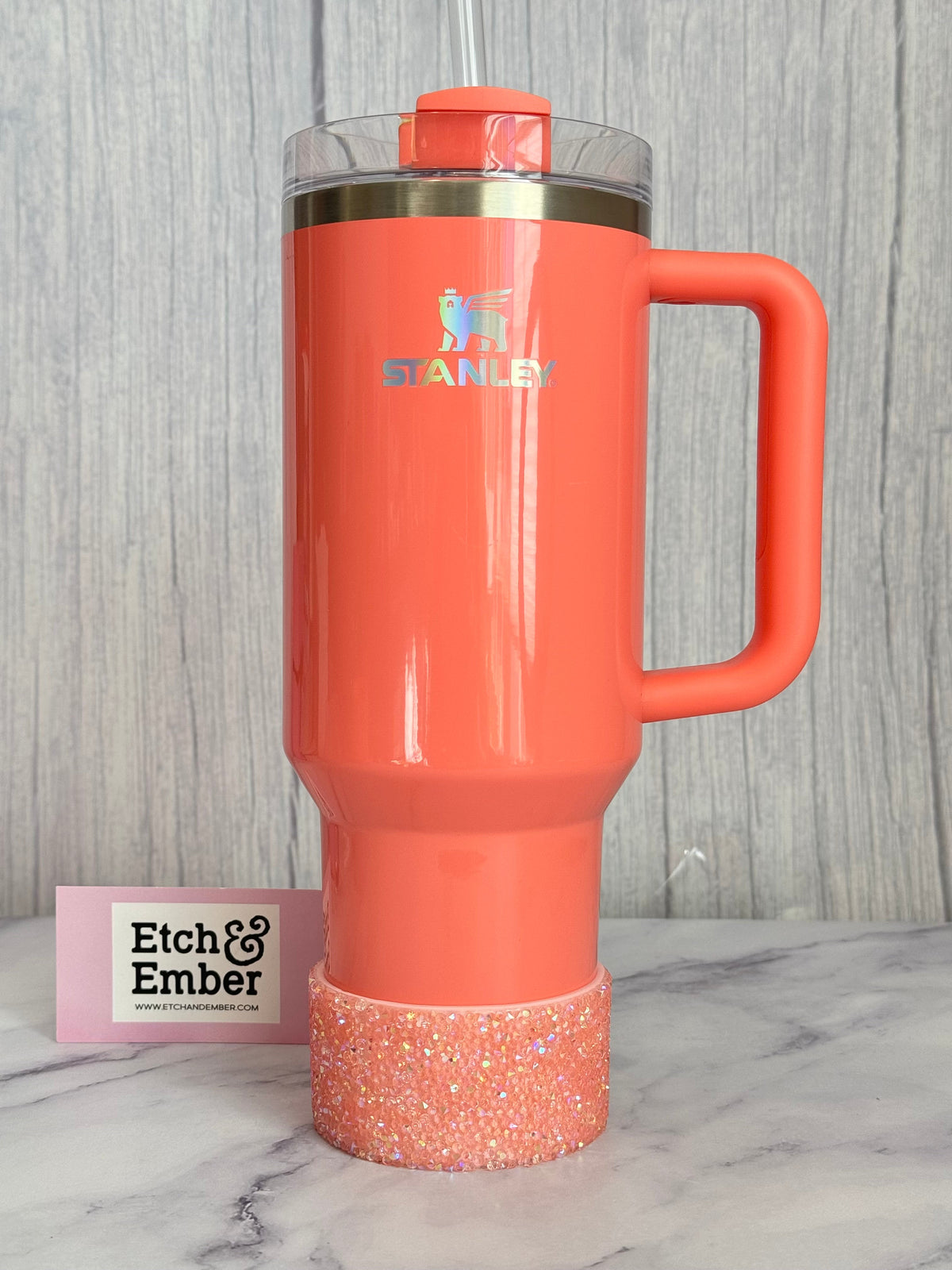 Pucker Peach Druzy BLING  Boot