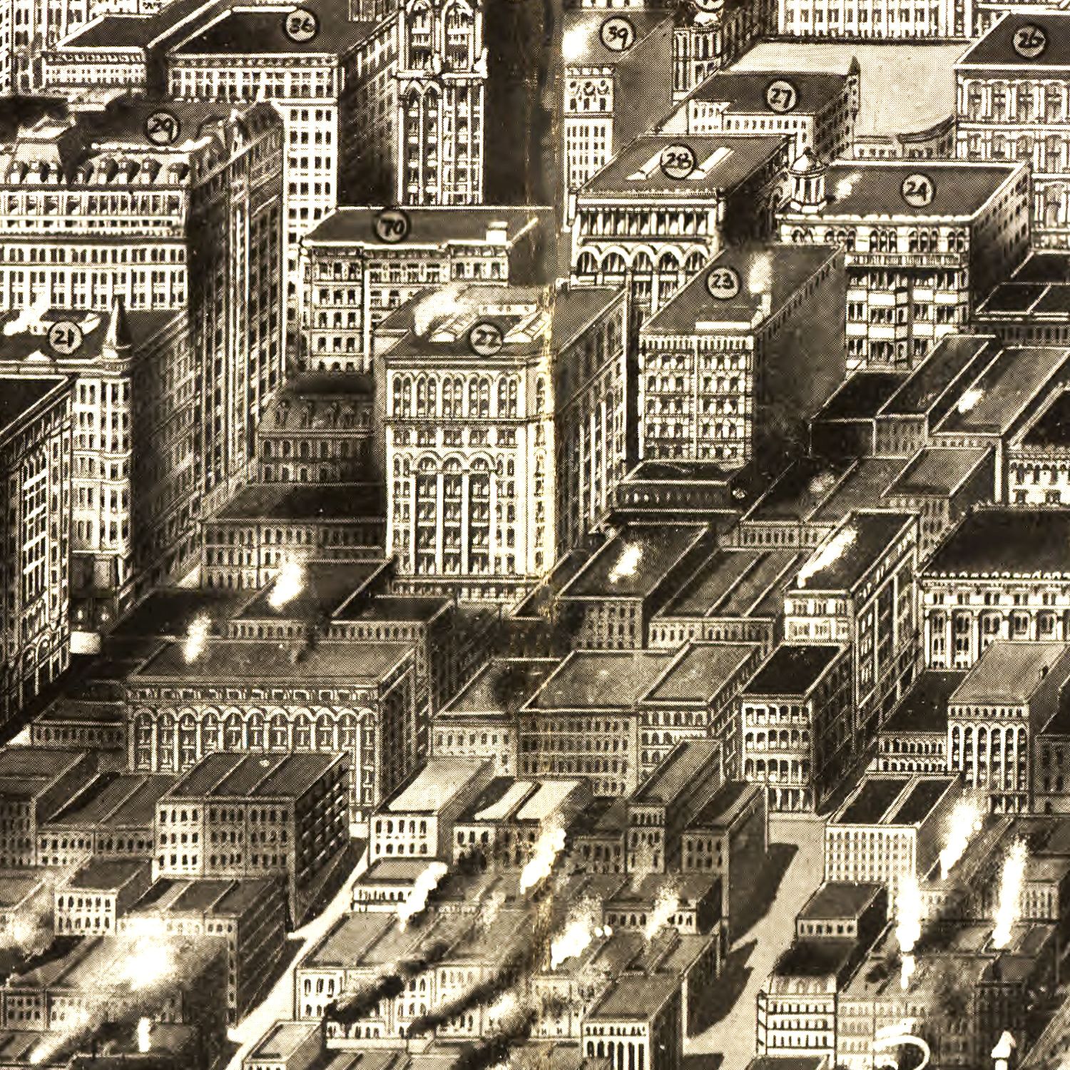 Vintage Map of St. Louis, Missouri 1907